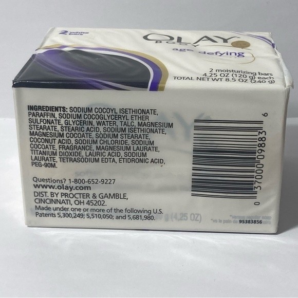 10 Bars Olay Body Age Defying Defy White Bar Soap DISCONTINUED Old Formula - Picture 13 of 16